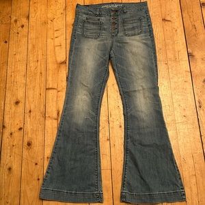 American eagle hi rise artist super stretch 10/regular